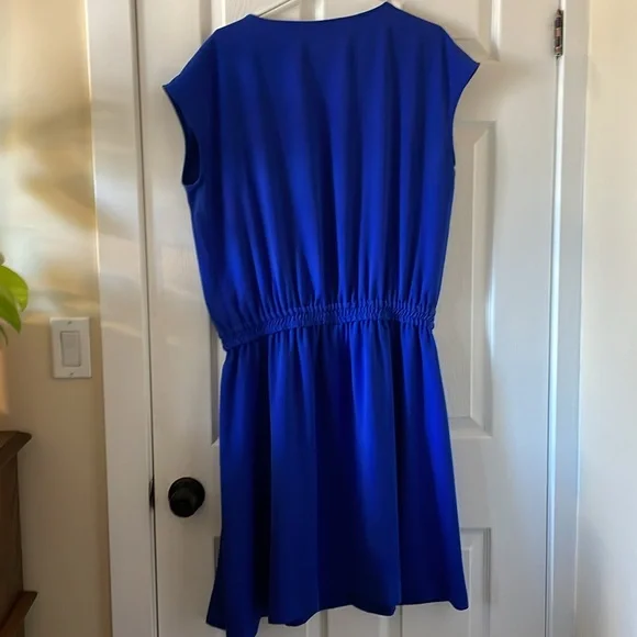 Royal cobalt blue dress plus pockets - Picture 6 of 7